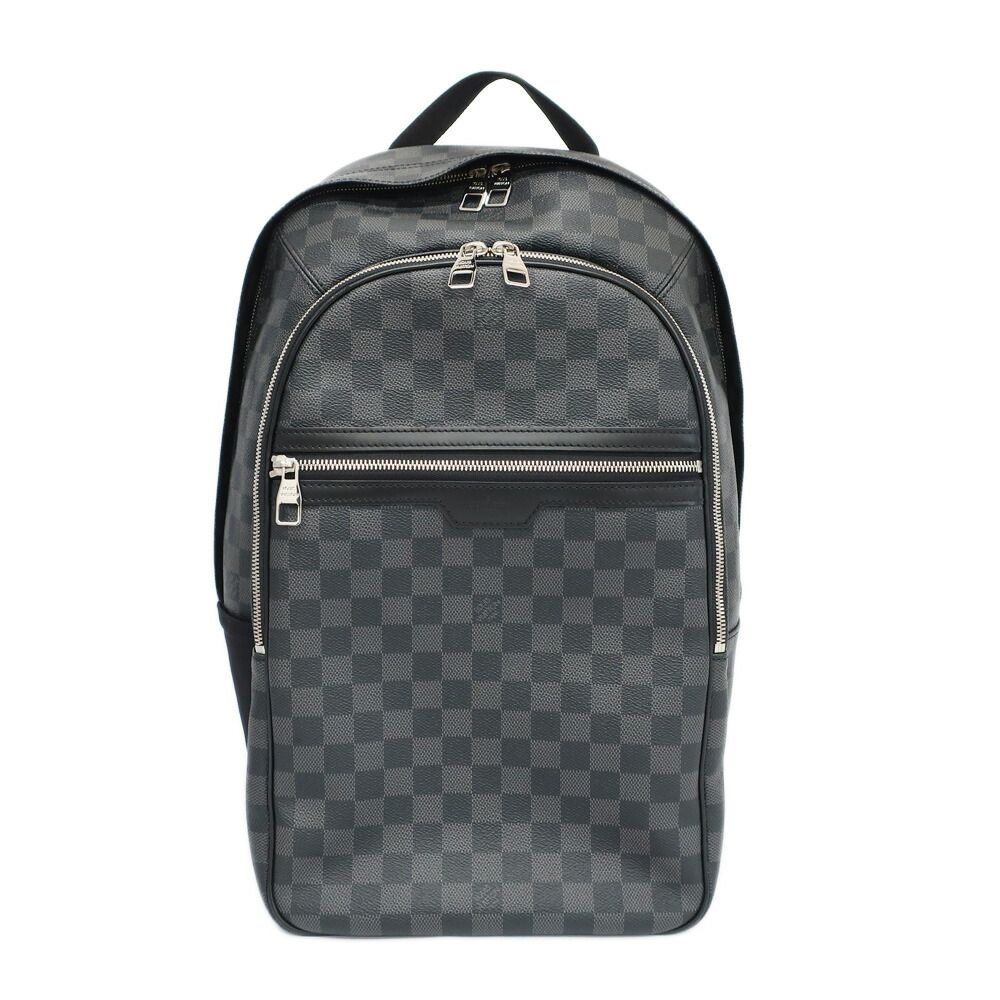 Louis Vuitton Ten Michael Backpack Damier Graphite Black Silver