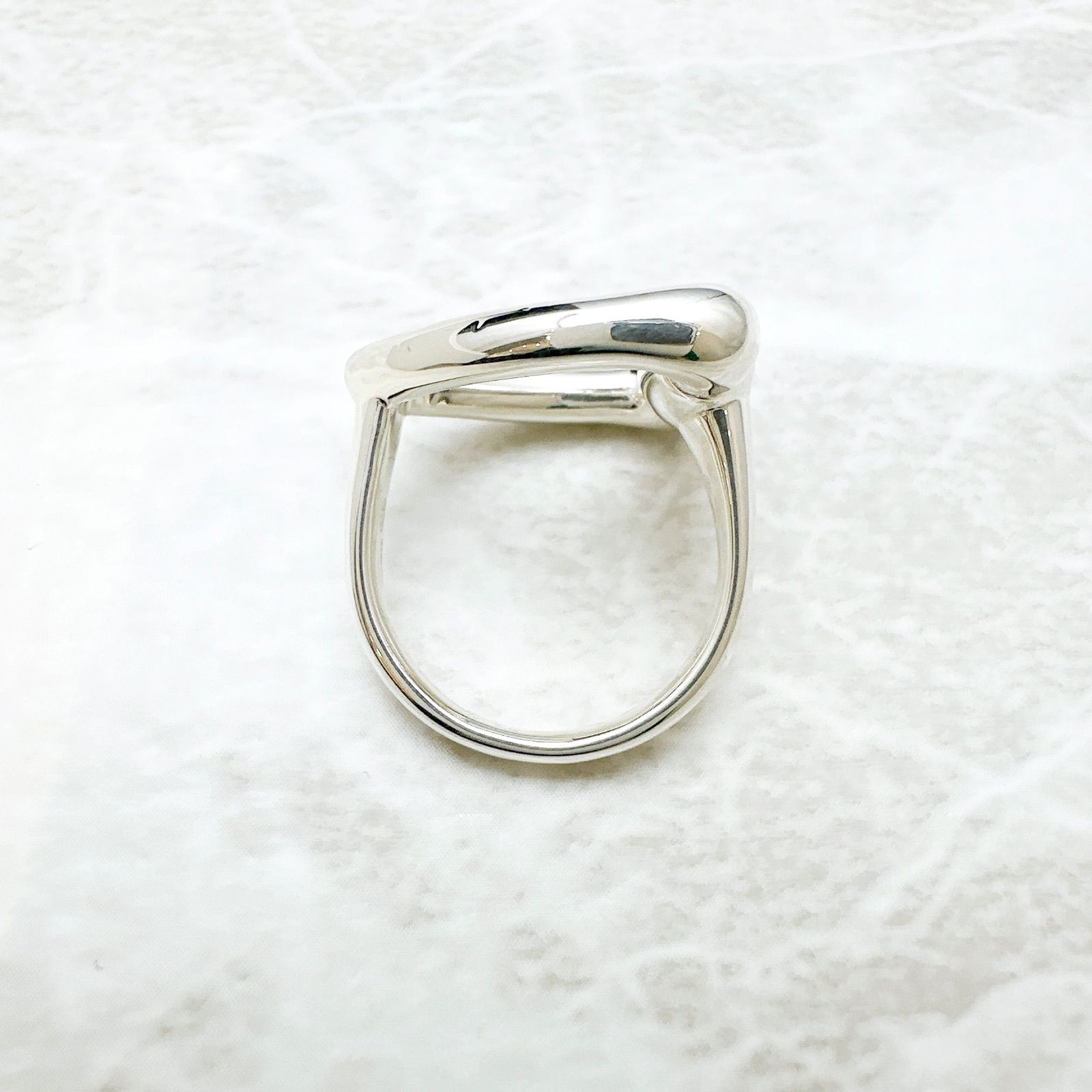 Gucci Horsebit Heart Silver Ring — view 6