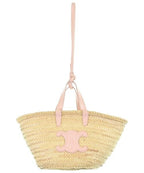 Celine Basket Bag Handbag Beige