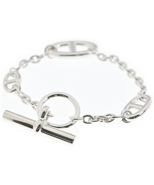 Hermes Bracelet Bangle Silver