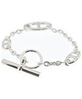 Hermes Bracelet Bangle Silver