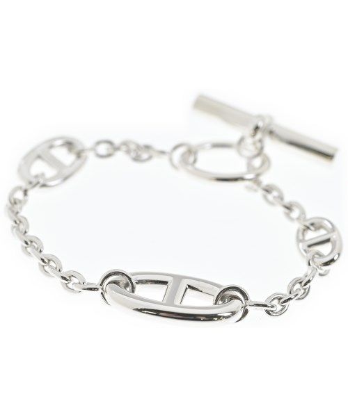Hermes Bracelet Bangle Silver — view 2