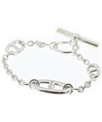 Hermes Bracelet Bangle Silver — view 2