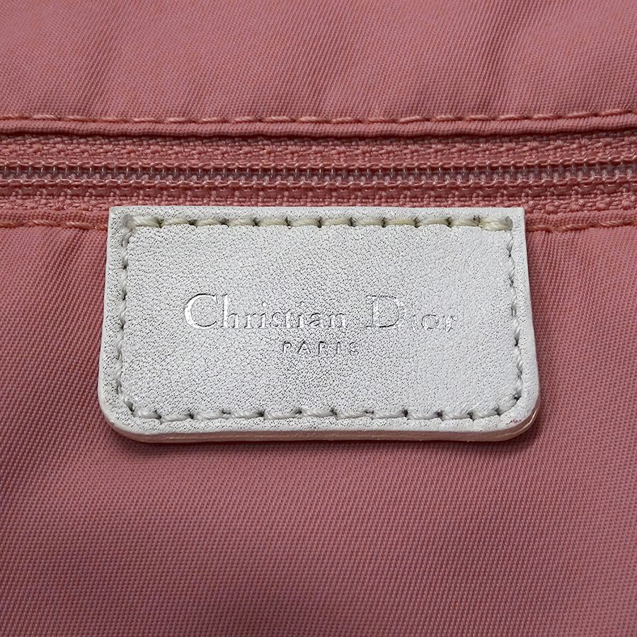 Dior Tote Trotter Canvas Pink White — view 6