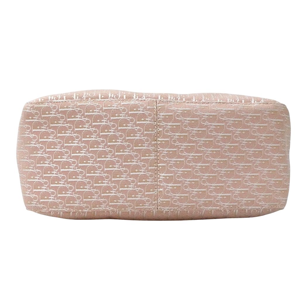 Dior Tote Trotter Canvas Pink White — view 3