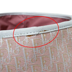 Dior Tote Trotter Canvas Pink White — view 8