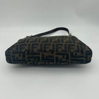 Fendi Zucca Brown Canvas Shoulder — view 5