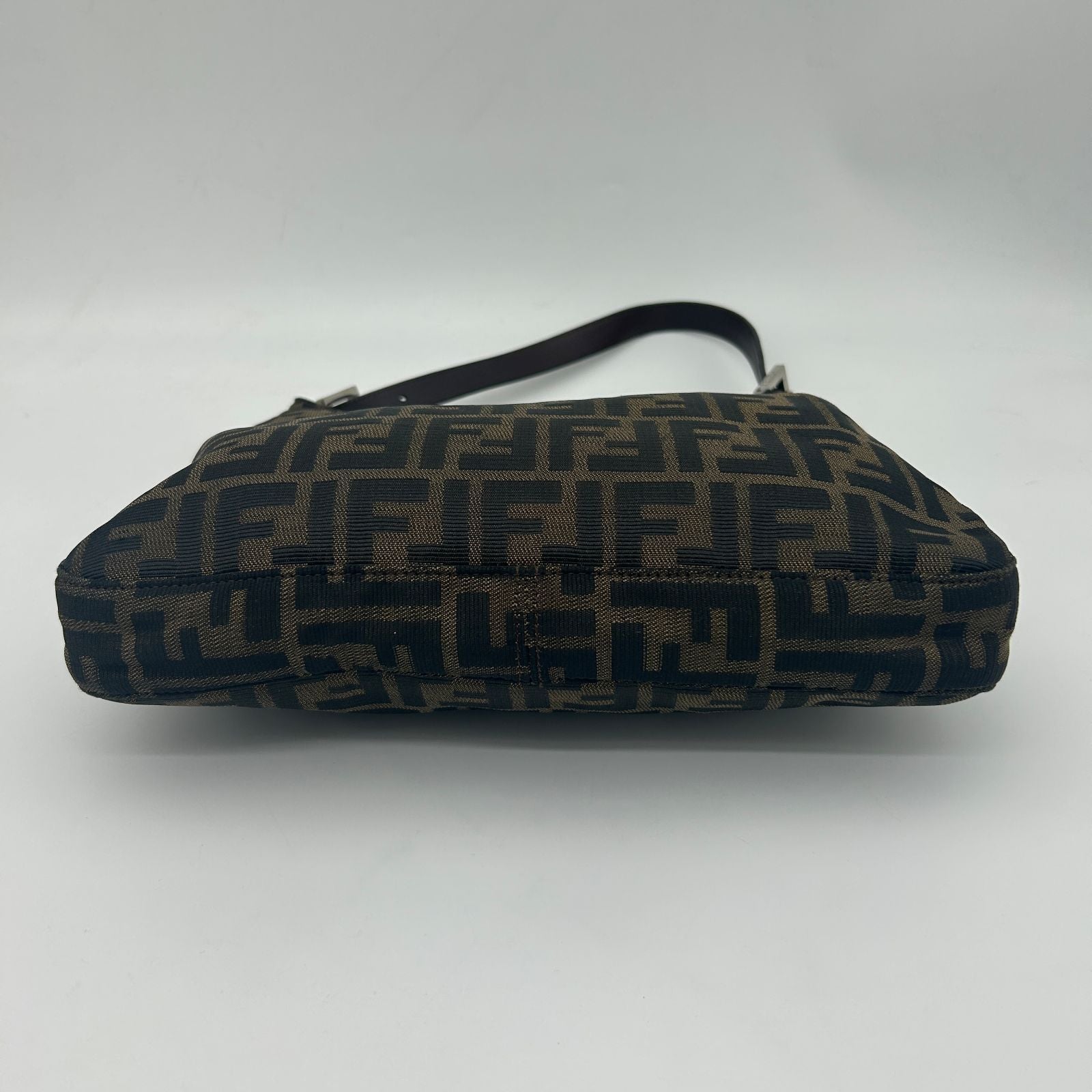 Fendi Zucca Brown Canvas Shoulder — view 5