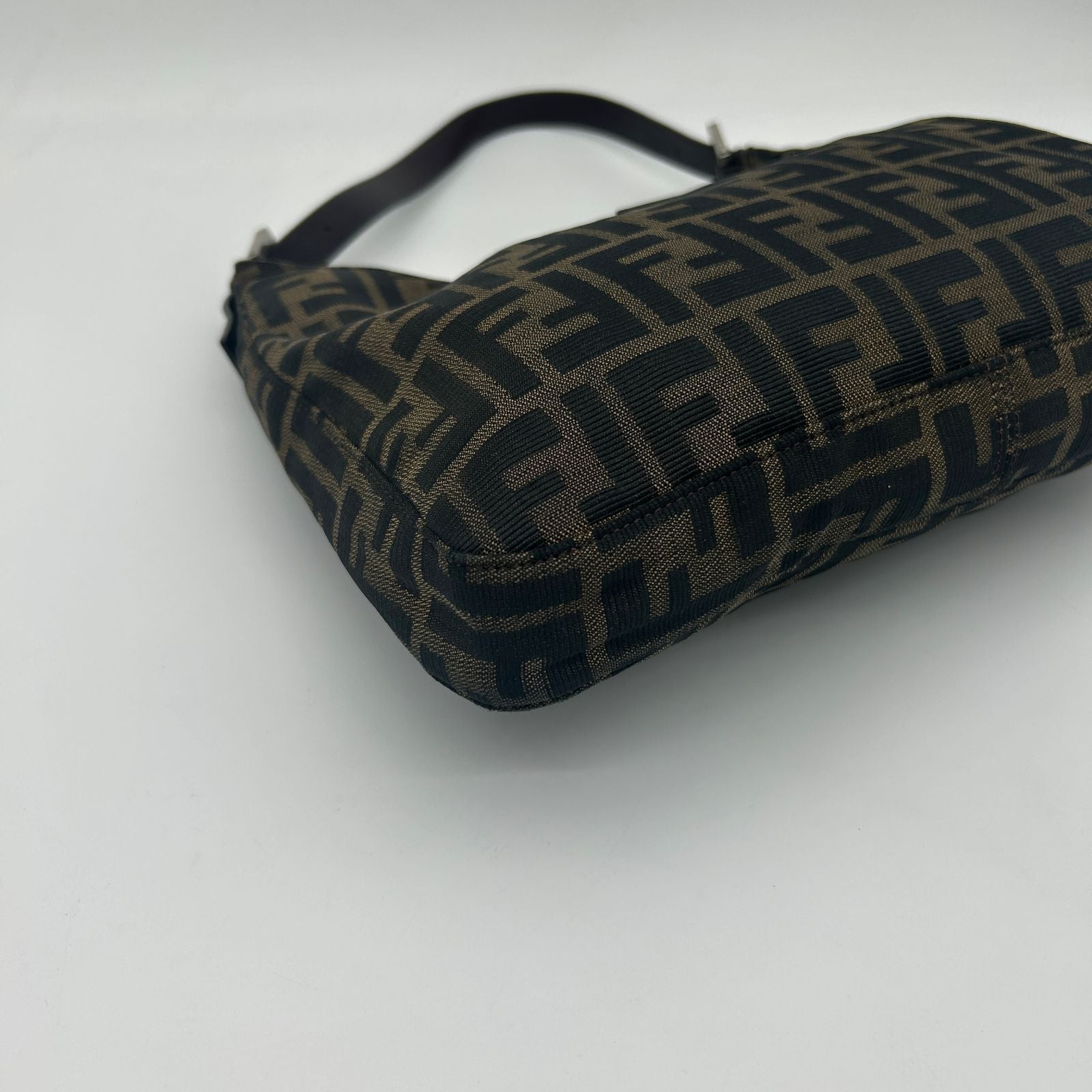 Fendi Zucca Brown Canvas Shoulder — view 6