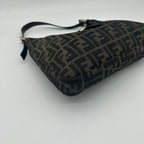 Fendi Zucca Brown Canvas Shoulder — view 8