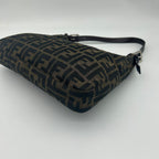 Fendi Zucca Brown Canvas Shoulder — view 7