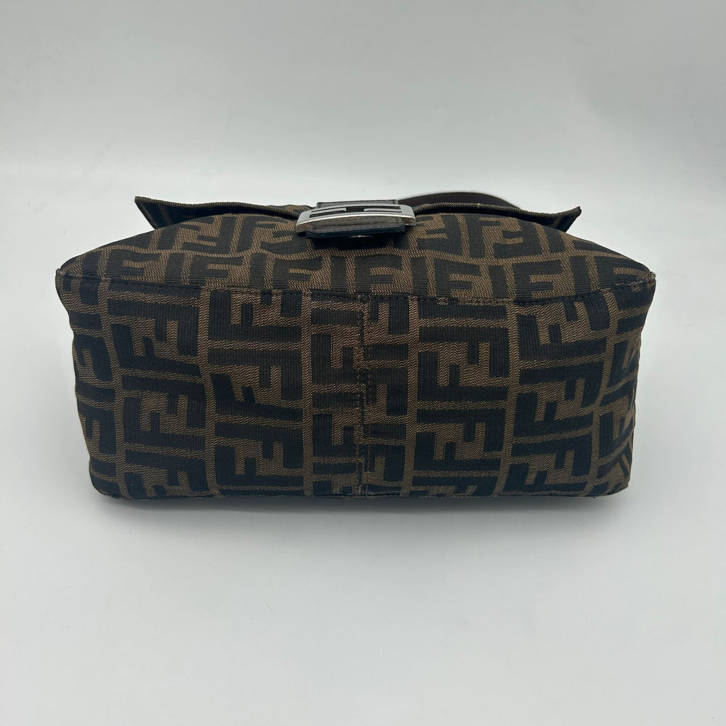 Fendi Zucca Shoulder Canvas Leather Brown — view 5