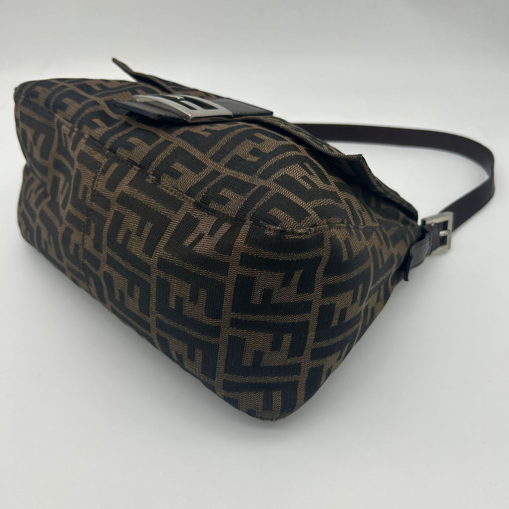 Fendi Zucca Shoulder Canvas Leather Brown — view 7