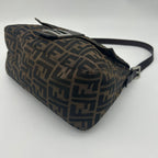 Fendi Zucca Shoulder Canvas Leather Brown — view 7