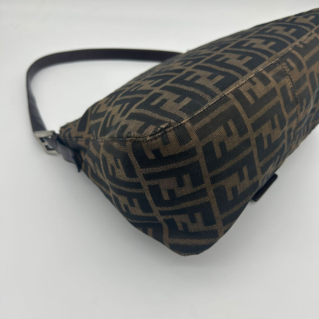 Fendi Zucca Shoulder Canvas Leather Brown — view 8
