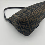 Fendi Zucca Shoulder Canvas Leather Brown — view 8