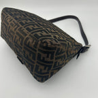 Fendi Zucca Shoulder Canvas Leather Brown — view 9