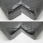 Chanel Maxi Camera Bag Black Gold Lambskin — view 4