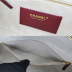Chanel Maxi Camera Bag Black Gold Lambskin — view 6