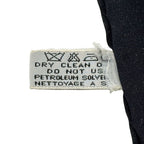 Chanel Scarf Silk Black Blue Ribbon Dot Logo Large — view 3