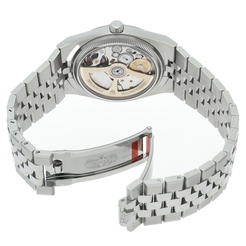 Rolex Land Watch Honeycomb Motif Box 18k White Gold SS — view 5