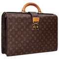 Louis Vuitton Serviette Fermoir Monogram Business Bags Handbag