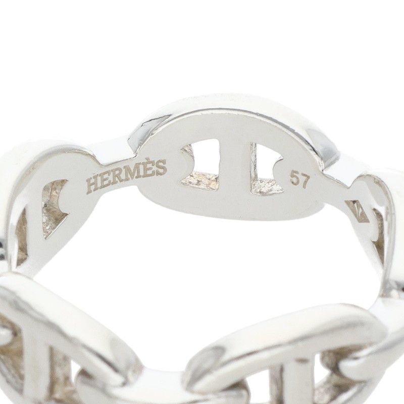 Hermes Chaine D'ancre Enchainee PM Silver Ring — view 3