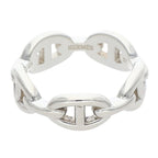 Hermes Chaine D'ancre Enchainee PM Silver Ring