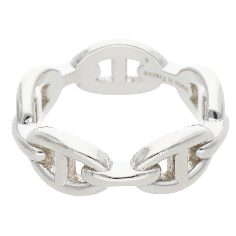 Hermes Chaine D'ancre Enchainee PM Silver Ring — view 2