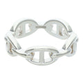 Hermes Chaine D'ancre Enchainee PM Silver Ring