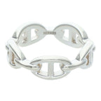 Hermes Chaine D'ancre Enchainee PM Silver Ring