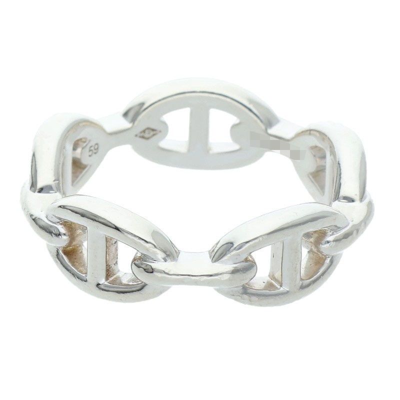 Hermes Chaine D'ancre Enchainee PM Silver Ring — view 2