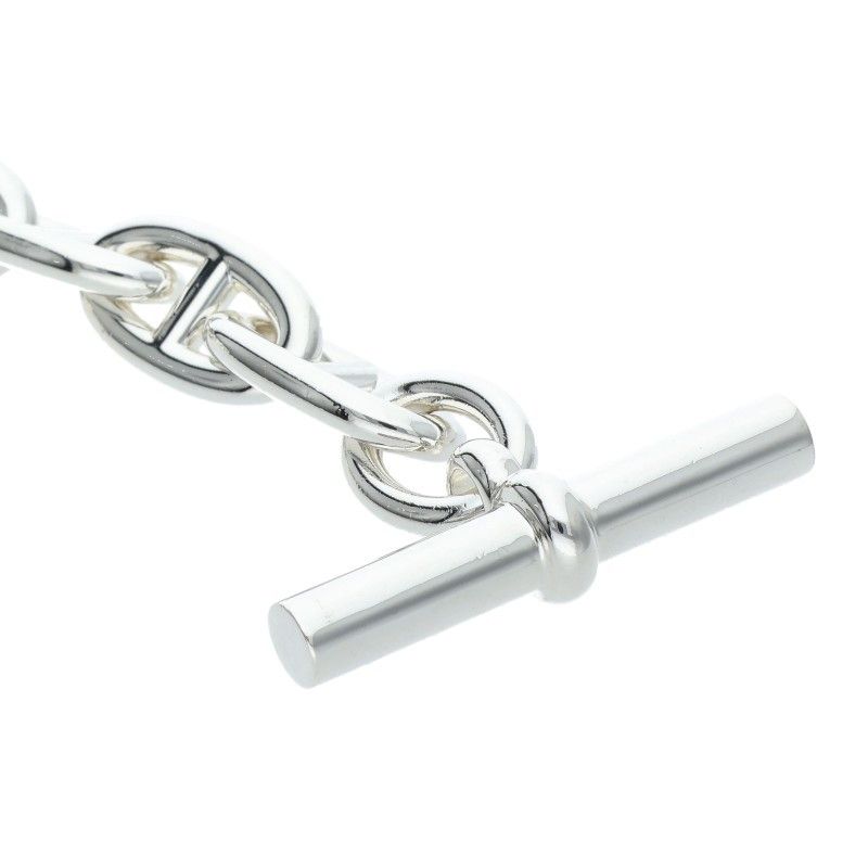 Hermes Chaine D'ancre GM Silver Bracelet — view 4