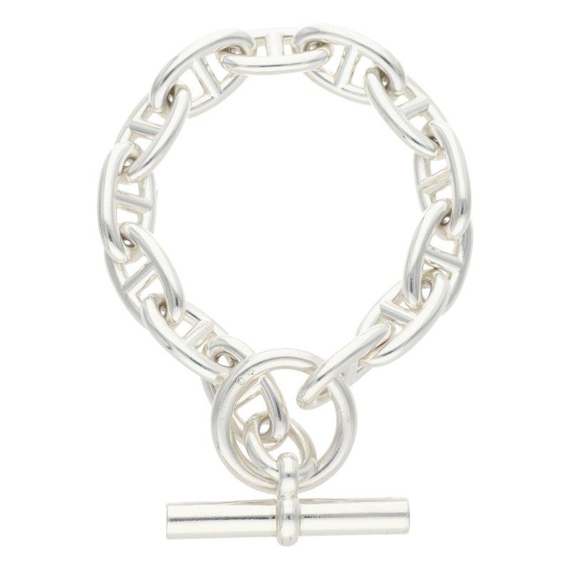 Hermes Chaine D'ancre GM Silver Bracelet