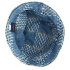 Louis Vuitton Bonnet Damier Giant Wave Monogram Reversible Denim Bucket — view 5