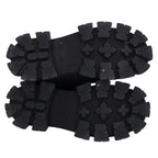 Prada Monolith Shearing Boots Re-Nylon Fleece High Cut Leather 7.5 — view 3