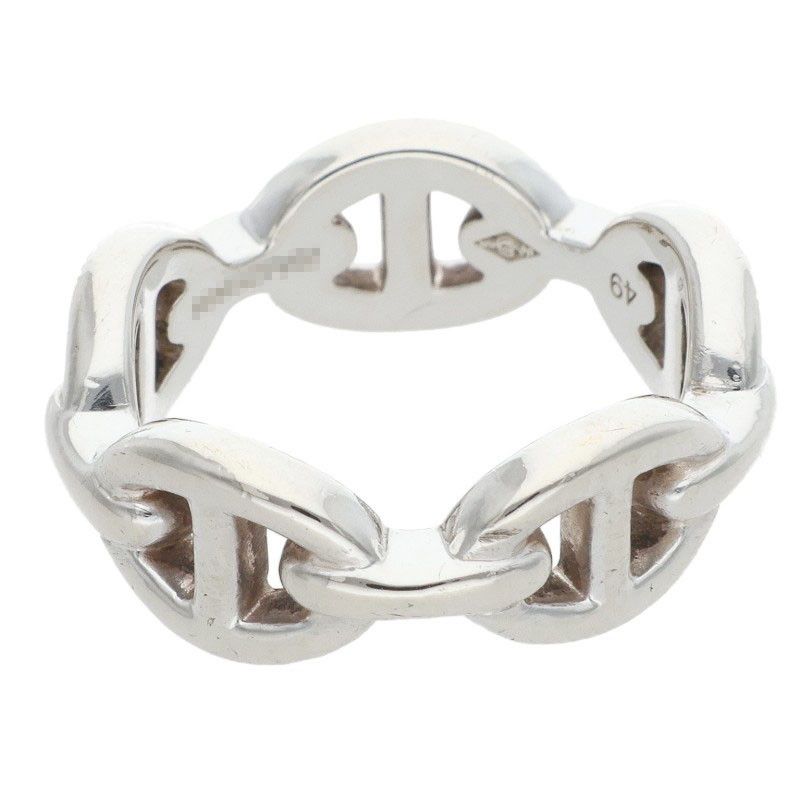 Hermes Chaine D'ancre Enchainee PM Silver Ring — view 2