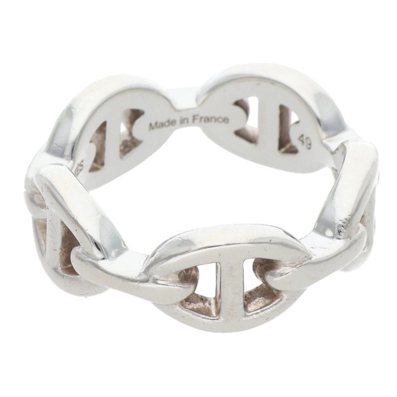 Hermes Chaine D'ancre Enchainee PM Silver Ring — view 4