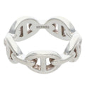 Hermes Chaine D'ancre Enchainee PM Silver Ring