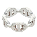 Hermes Chaine D'ancre Enchainee PM Silver Ring