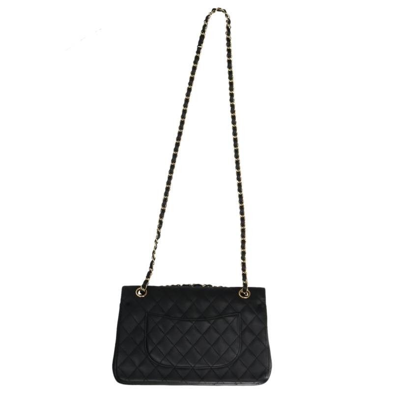 Chanel Quilted 25 29 Lambskin Double Flap Chain Leather Shoulder Bag 25 — view 2