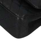 Chanel Quilted 25 29 Lambskin Double Flap Chain Leather Shoulder Bag 25 — view 4