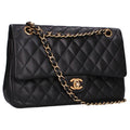 Chanel Quilted 25 29 Lambskin Double Flap Chain Leather Shoulder Bag 25