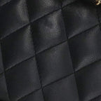 Chanel Quilted 25 29 Lambskin Double Flap Chain Leather Shoulder Bag 25 — view 5