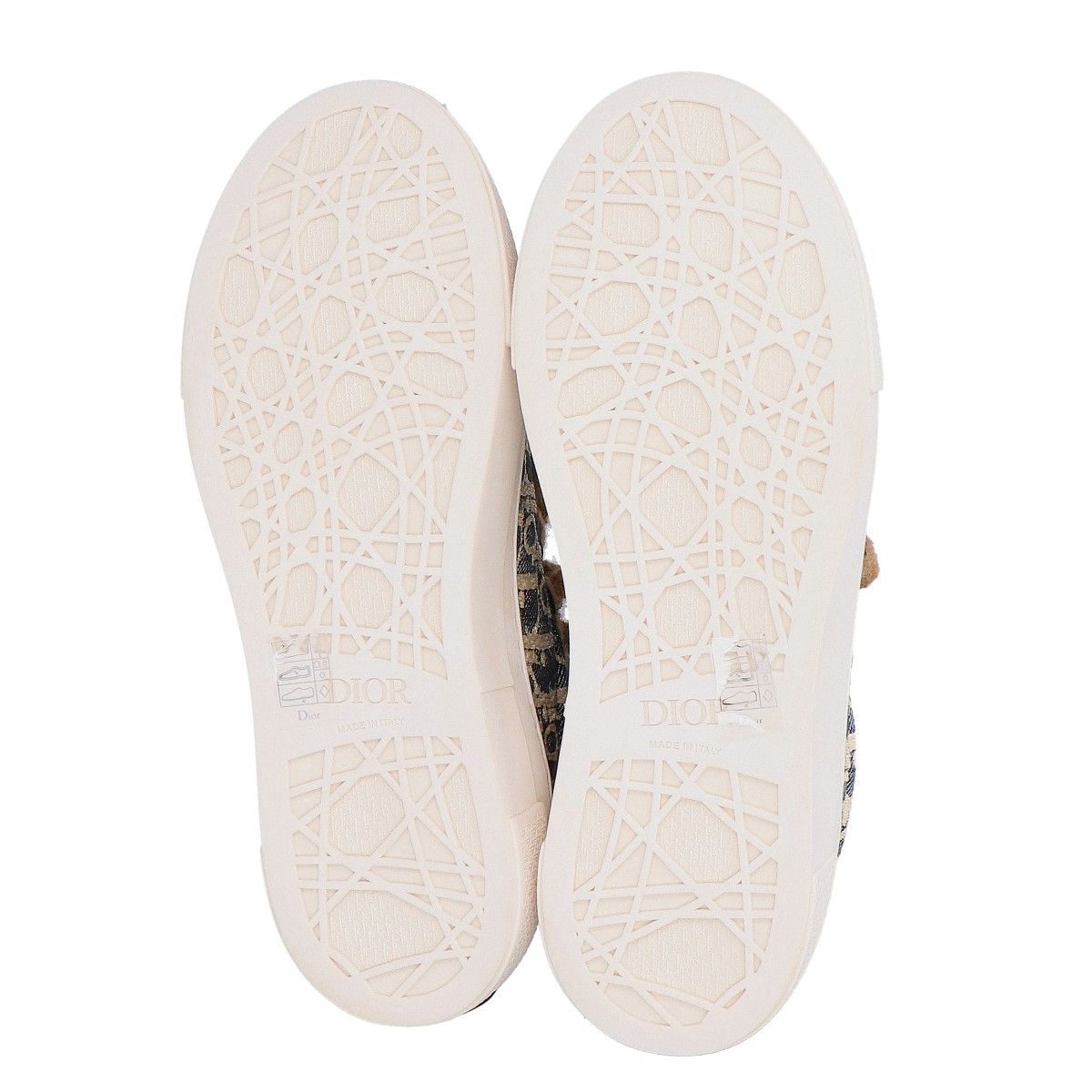 Dior 577 Oblique Raffia Effect Denim 33 Spin Sneakers — view 6