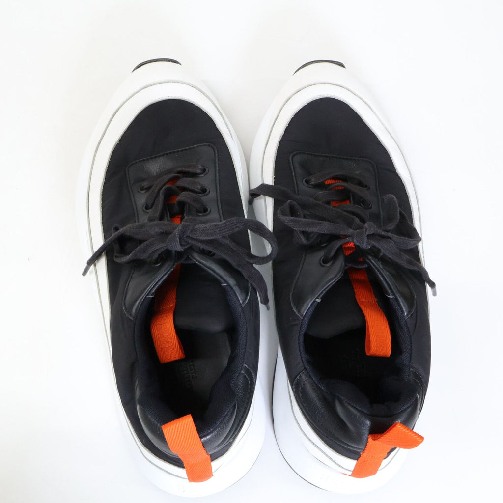 Hermes Gramme Nylon Fabric Leather Low Cut Sneakers — view 5