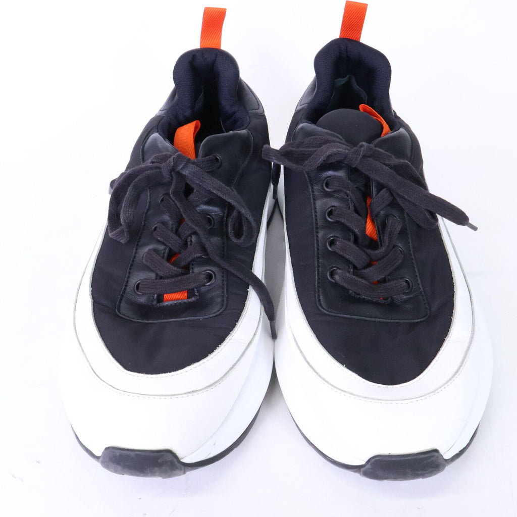 Hermes Gramme Nylon Fabric Leather Low Cut Sneakers — view 2