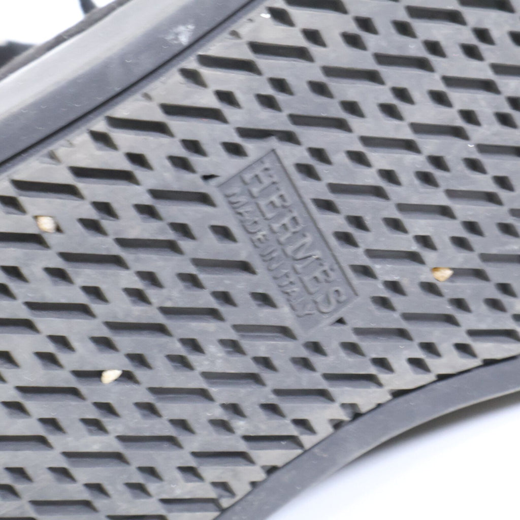 Hermes Jimmy Fleece Shearling High Cut Sneakers — view 8