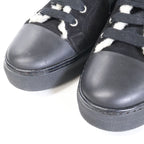 Hermes Jimmy Fleece Shearling High Cut Sneakers — view 9