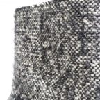 Chanel CC Logo Tweed Replacement Leather Short Boots — view 9
